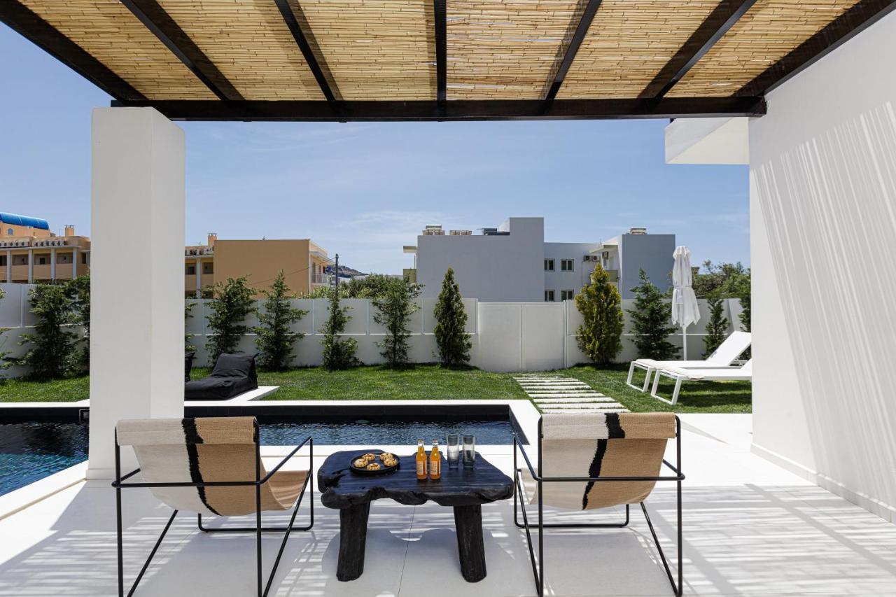 Modern Villa Casa Filo Verde With Private Pool & Bbq,200M From The Beach Plakias Bagian luar foto