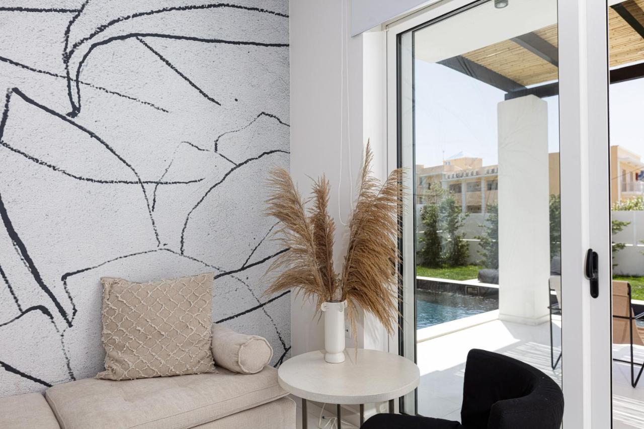 Modern Villa Casa Filo Verde With Private Pool & Bbq,200M From The Beach Plakias Bagian luar foto