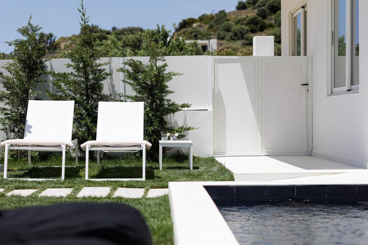 Modern Villa Casa Filo Verde With Private Pool & Bbq,200M From The Beach Plakias Bagian luar foto