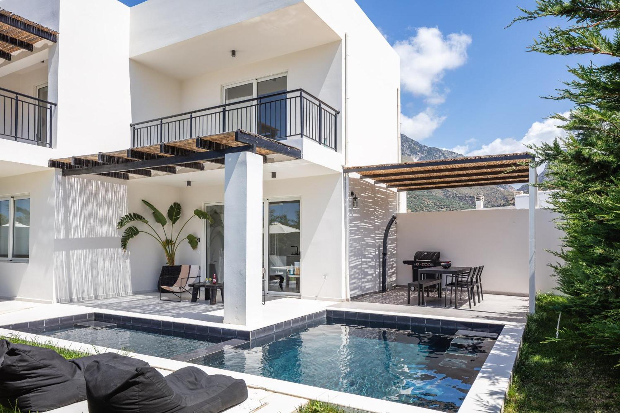 Modern Villa Casa Filo Verde With Private Pool & Bbq,200M From The Beach Plakias Bagian luar foto