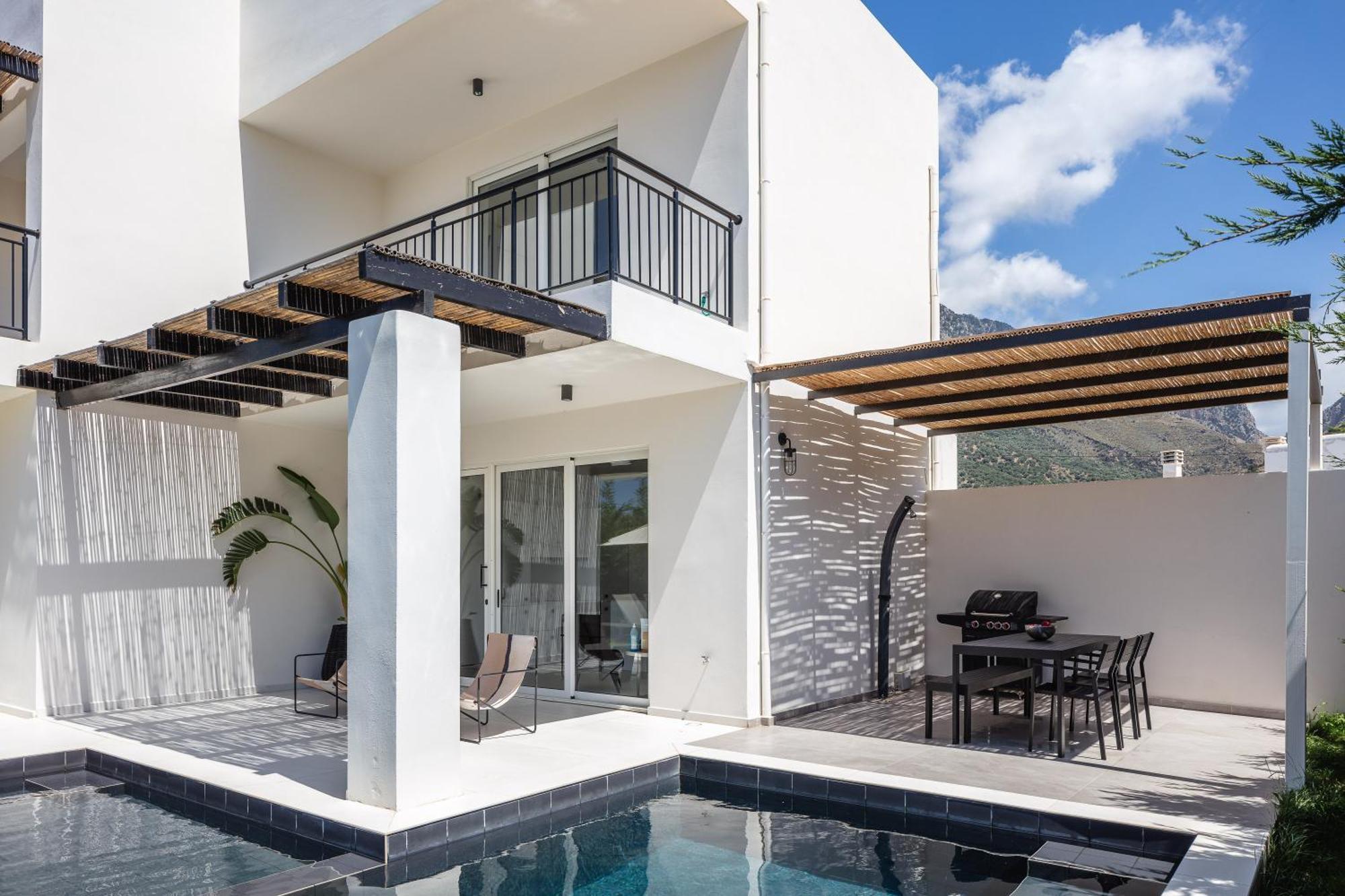 Modern Villa Casa Filo Verde With Private Pool & Bbq,200M From The Beach Plakias Bagian luar foto