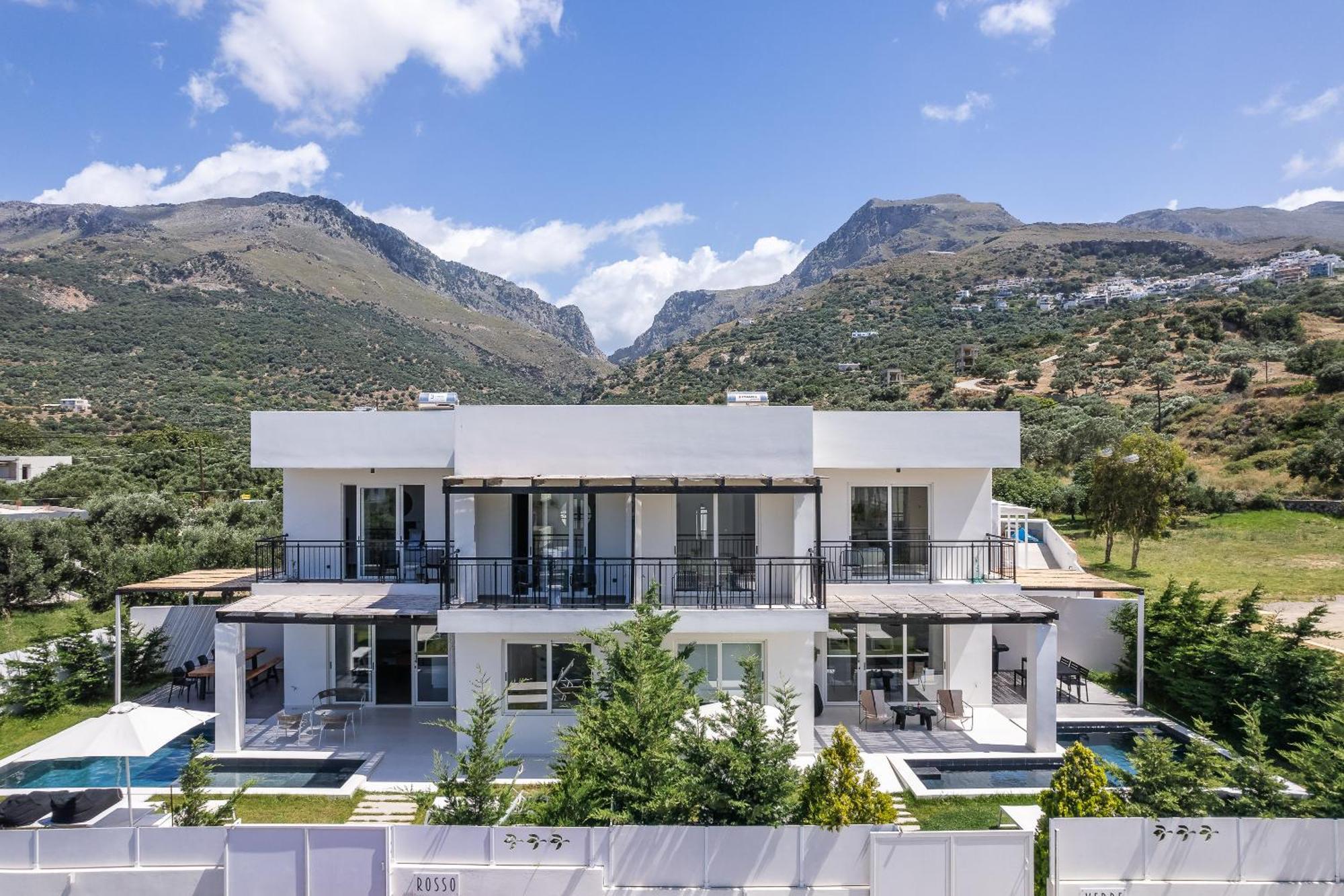 Modern Villa Casa Filo Verde With Private Pool & Bbq,200M From The Beach Plakias Bagian luar foto